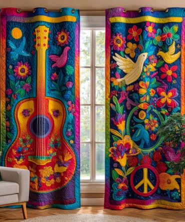 Soul Strings Melody Quilted Curtains