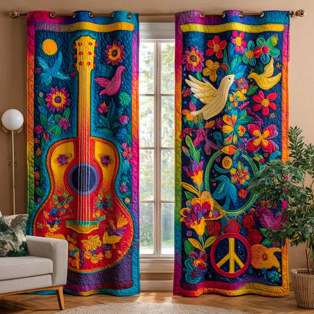 Soul Strings Melody Quilted Curtains