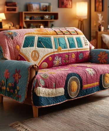 Soul Of The 70S Quilted Sofa Cover