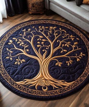 Soulwood Quilted Round Mat