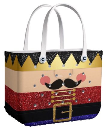 Bucket Tote Bag, Limited Edition Bogg Bag, Beach Bag Sparkly Soldier