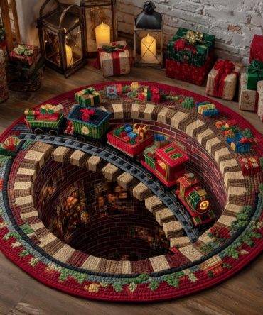 Spiral Express Quilted Round Mat