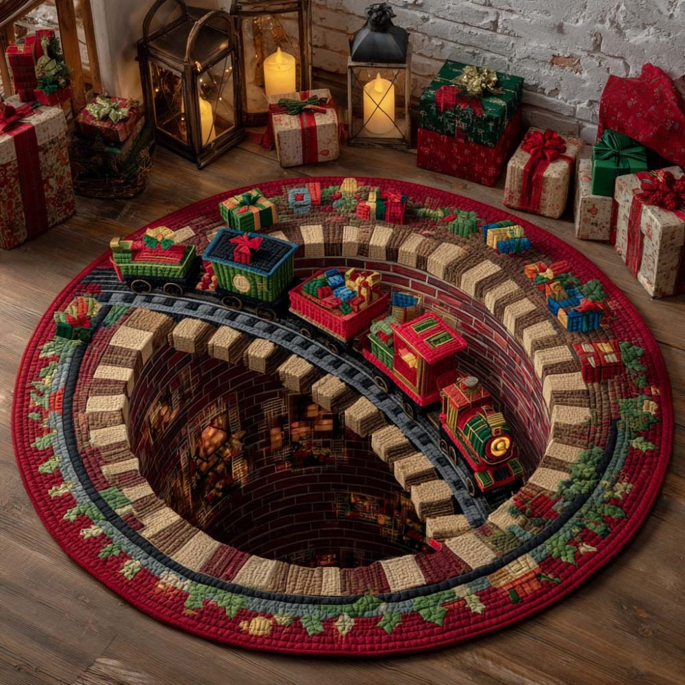Spiral Express Quilted Round Mat