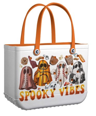 Spooky Vibes Halloween-Themed Tote Bag – Durable, Fun Design, Perfect For Seasonal Shopping!