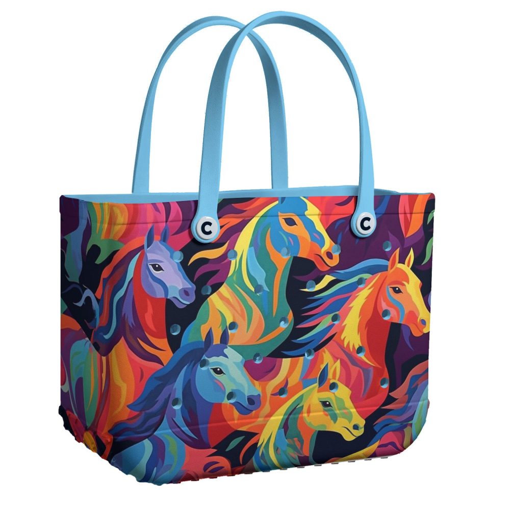 Bucket Tote Bag, Limited Edition Bogg Bag, Beach Bag Spirit Of The Herd