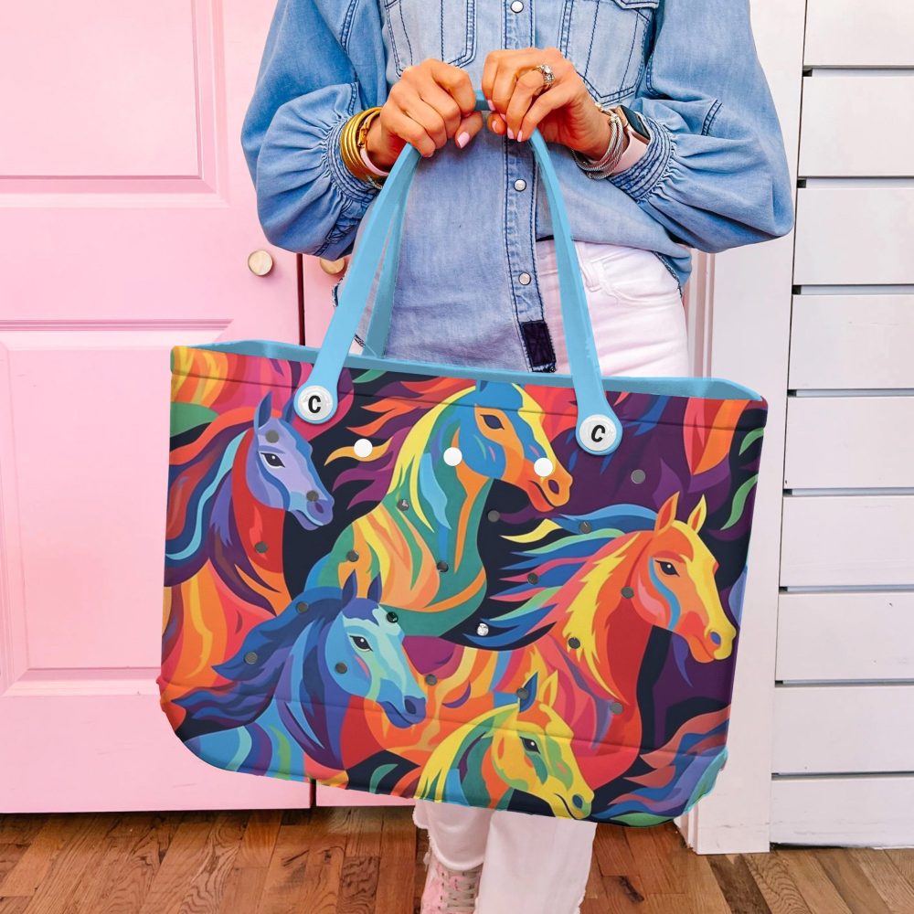 Bucket Tote Bag, Limited Edition Bogg Bag, Beach Bag Spirit Of The Herd - Image 5