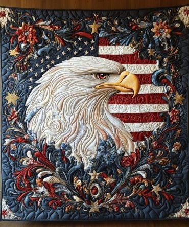Star-Spangled Majesty Quilted Blanket