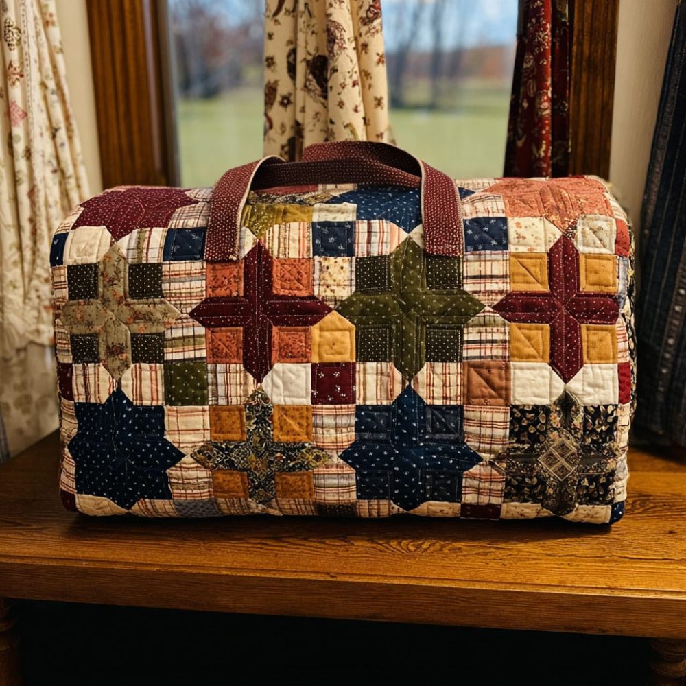 Star Spirit Quilted Duffle Bag