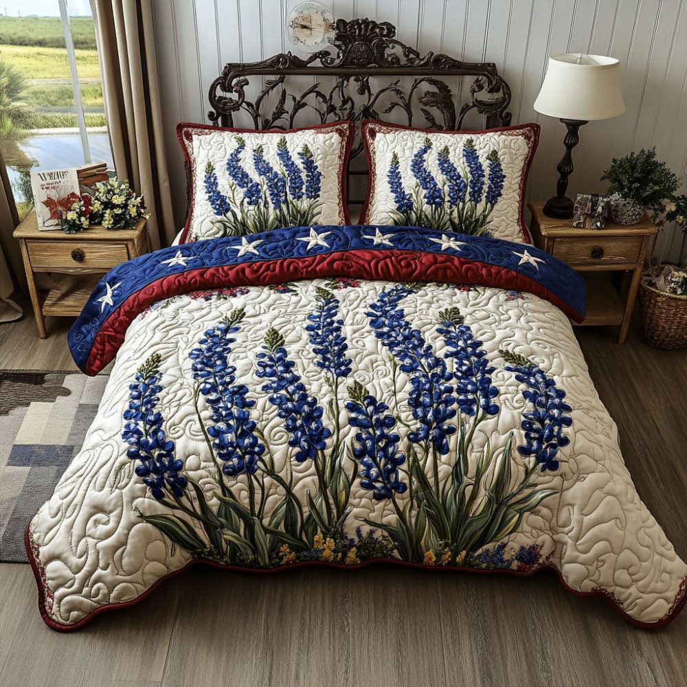 Star Of Texas 3-Piece Quilted Bedding Set