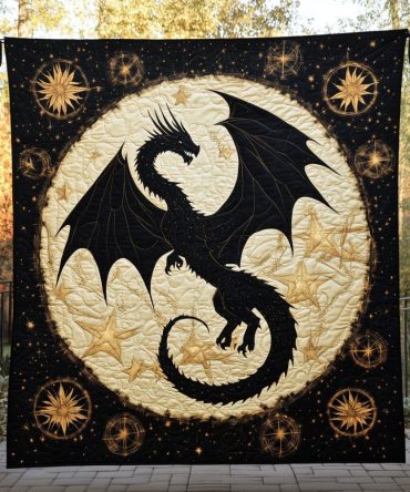 Starlight Guardian Quilted Blanket