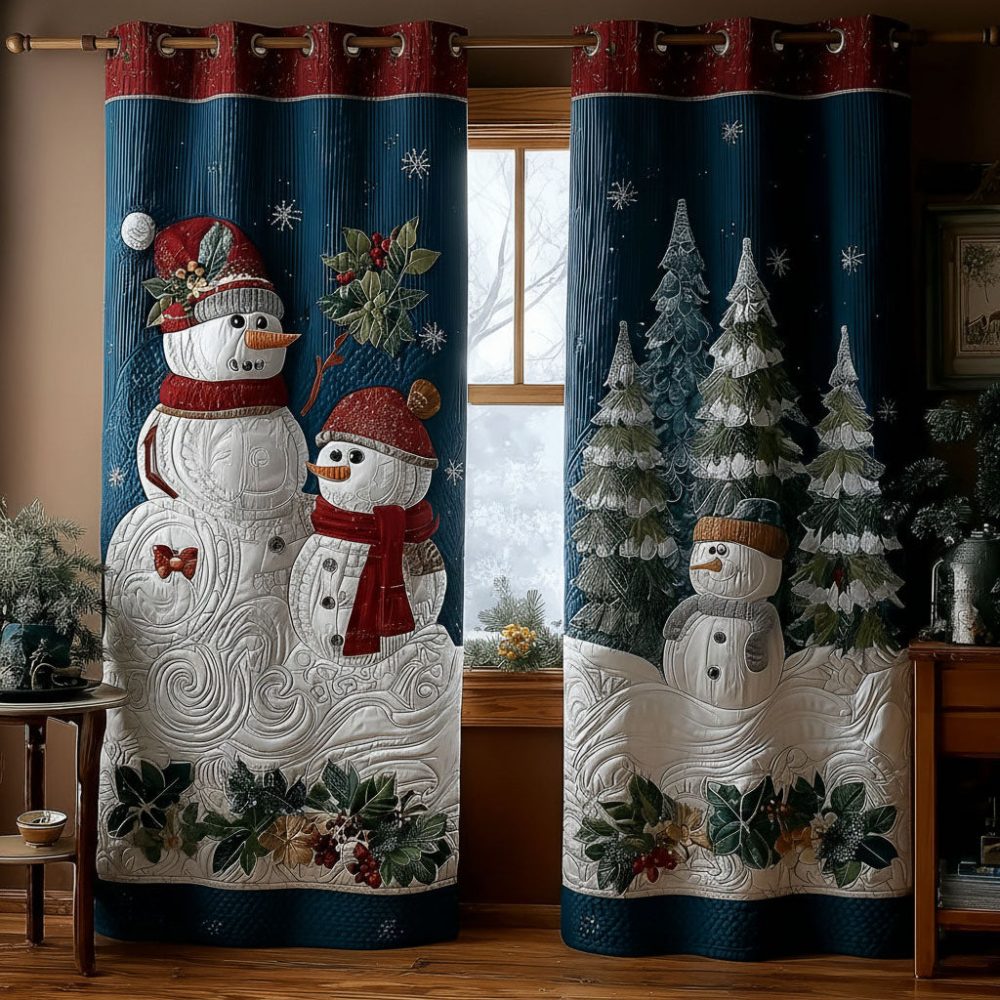 Starry Eve Quilted Curtains