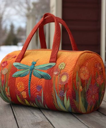 Summer Flutter Quilted Duffle Bag