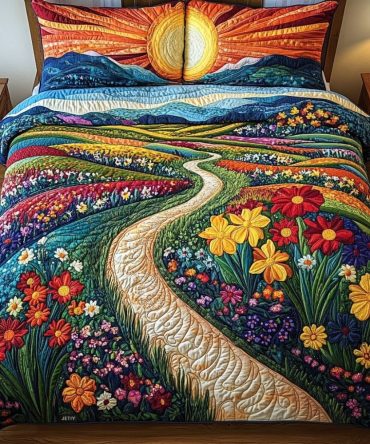 Sunbeam Serenity 3-Piece Quilted Bedding Set