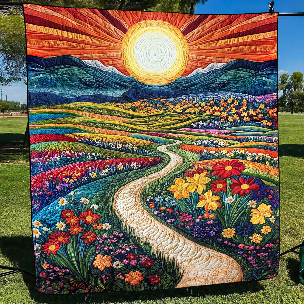 Sunbeam Serenity Quilted Blanket