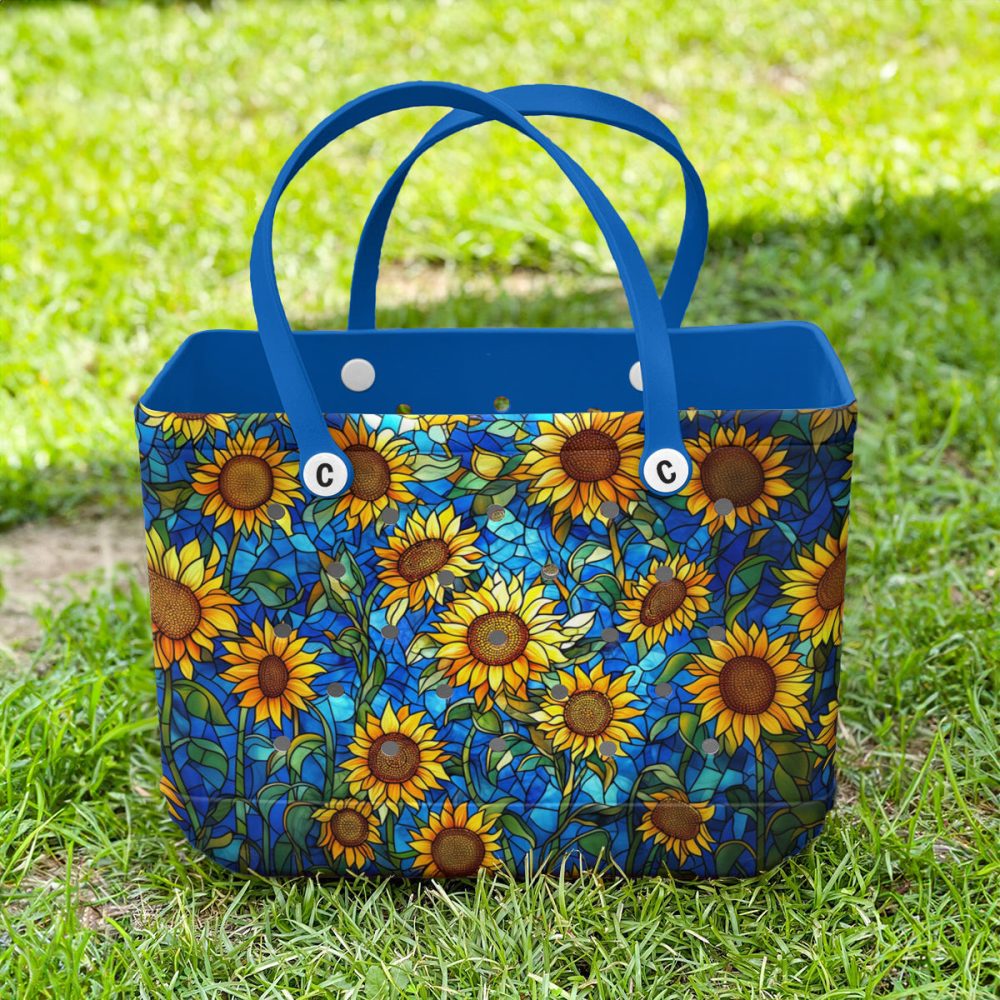 Vibrant Sunflower Tote Bag – Stylish & Spacious Stain-Resistant Handbag For Everyday Use - Image 2