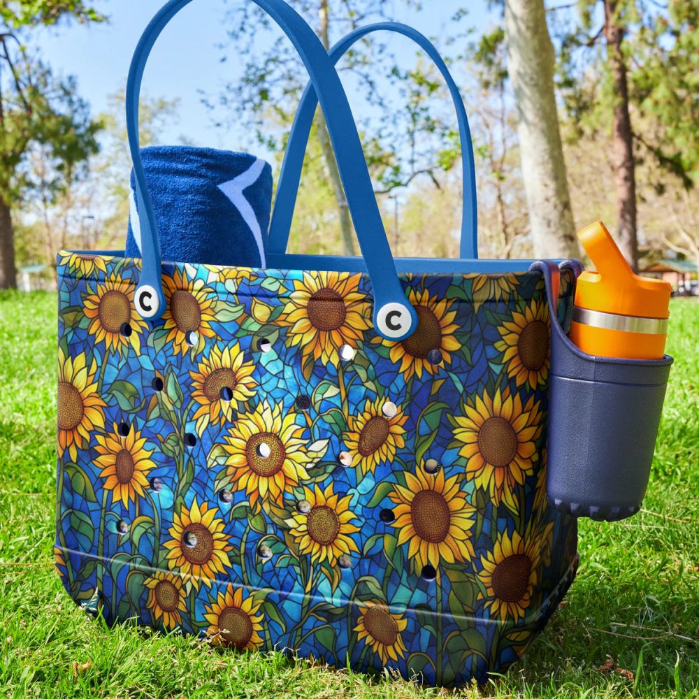 Vibrant Sunflower Tote Bag – Stylish & Spacious Stain-Resistant Handbag For Everyday Use - Image 3