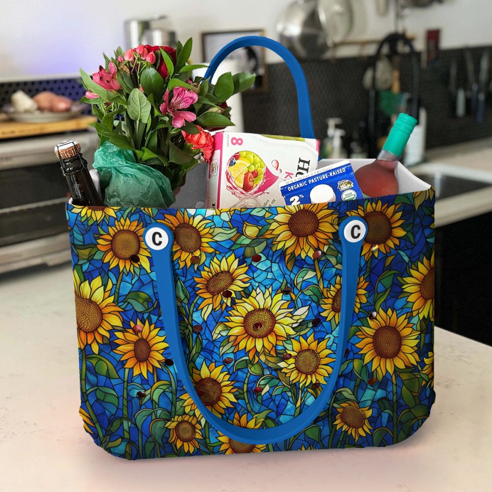 Vibrant Sunflower Tote Bag – Stylish & Spacious Stain-Resistant Handbag For Everyday Use - Image 4