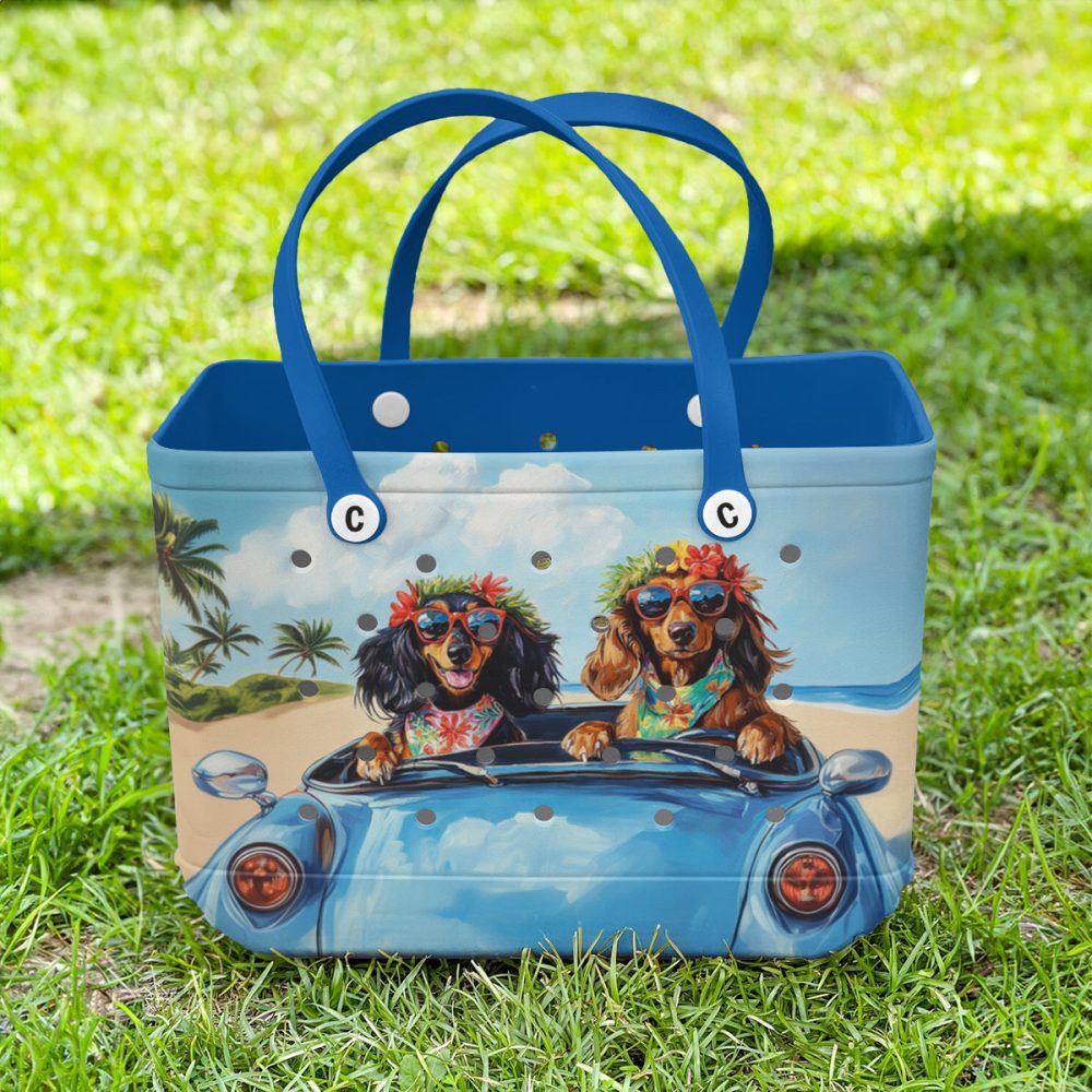Bucket Tote Bag, Limited Edition Bogg Bag, Beach Bag Sunny Adventures - Image 2