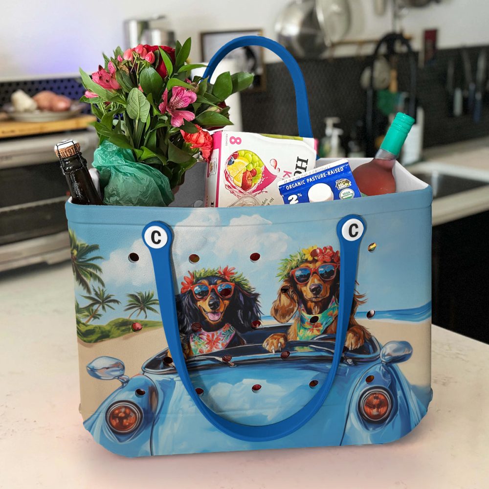 Bucket Tote Bag, Limited Edition Bogg Bag, Beach Bag Sunny Adventures - Image 4