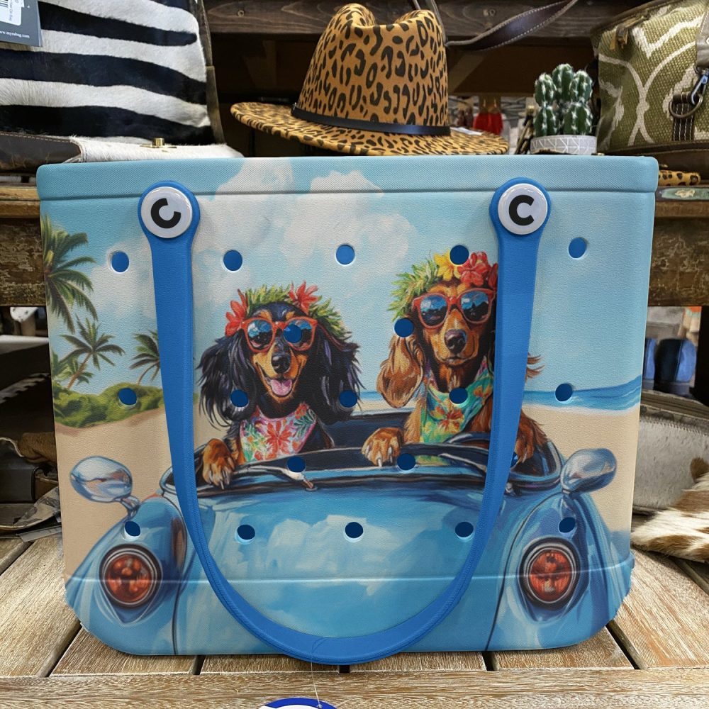 Bucket Tote Bag, Limited Edition Bogg Bag, Beach Bag Sunny Adventures - Image 6