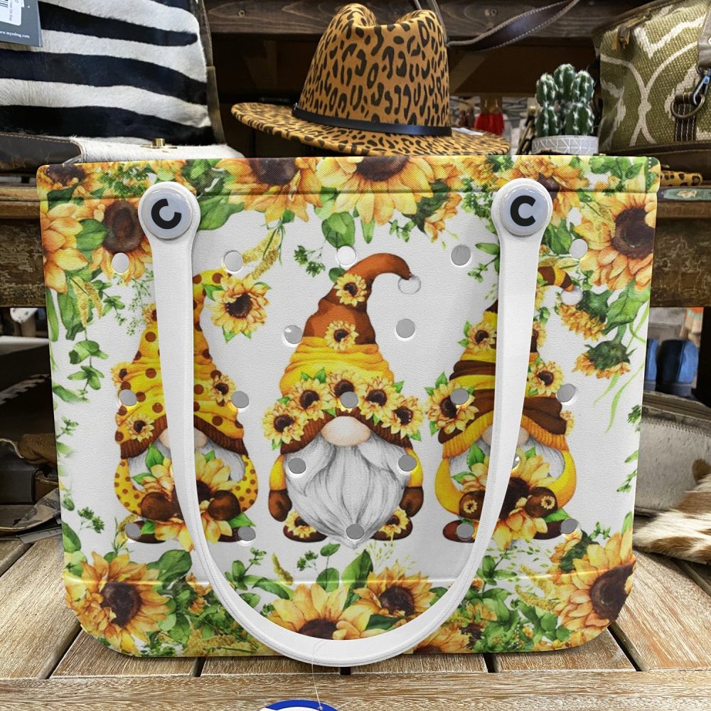Charming Sunflower Gnome Tote Bag – Vibrant, Spacious & Durable For Everyday Use - Image 6