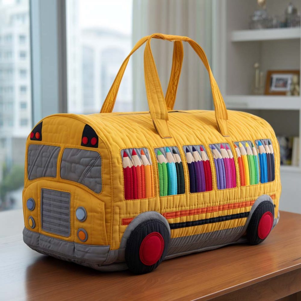 Sunny Commute Quilted Duffle Bag