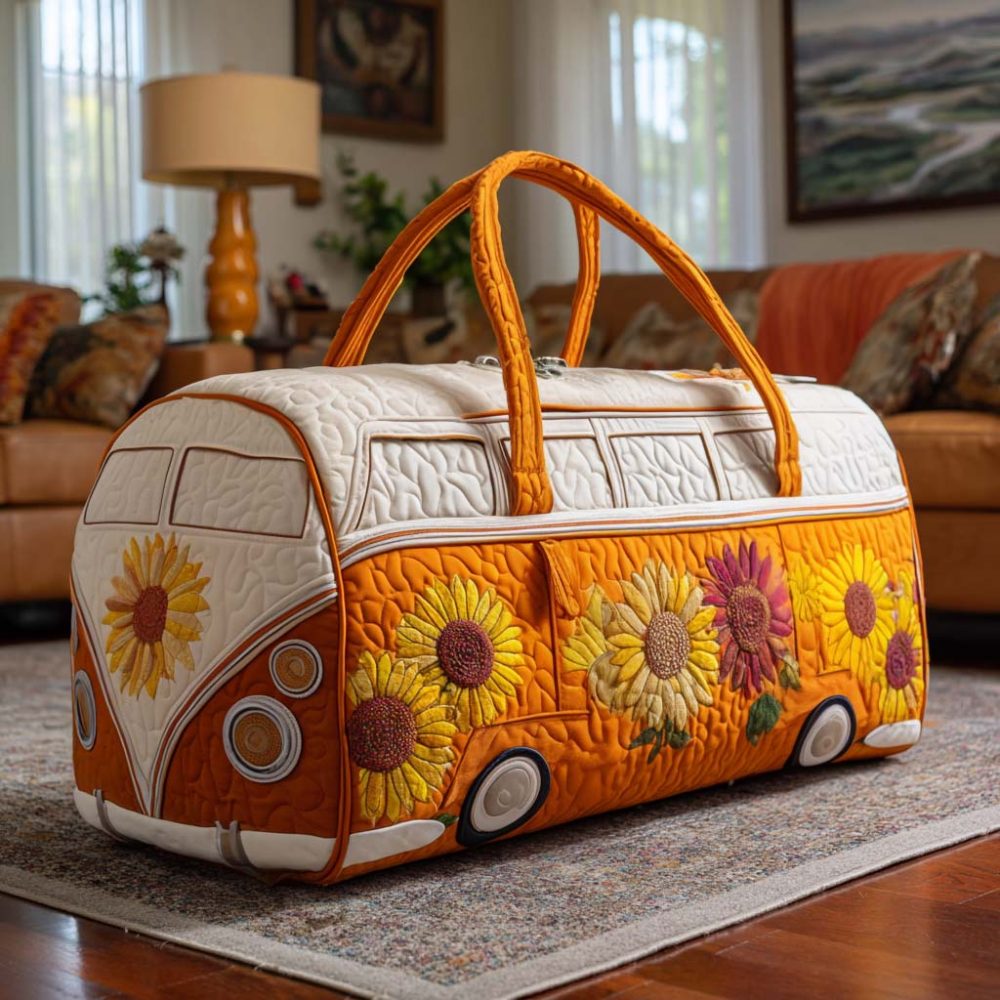Sunny Van Quilted Duffle Bag