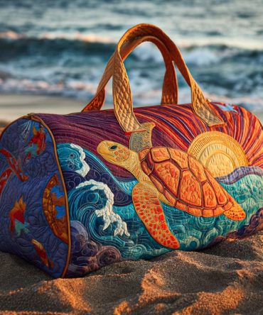 Sunset Glide Quilted Duffle Bag