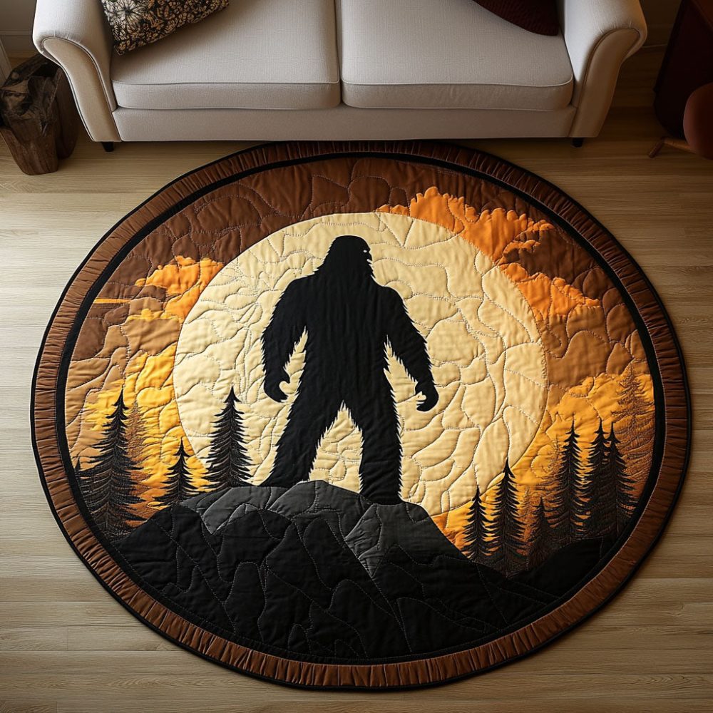 Sunset Guardian Quilted Round Mat