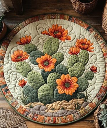 Sunset Mesa Quilted Round Mat