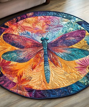 Sunset Wings Quilted Round Mat