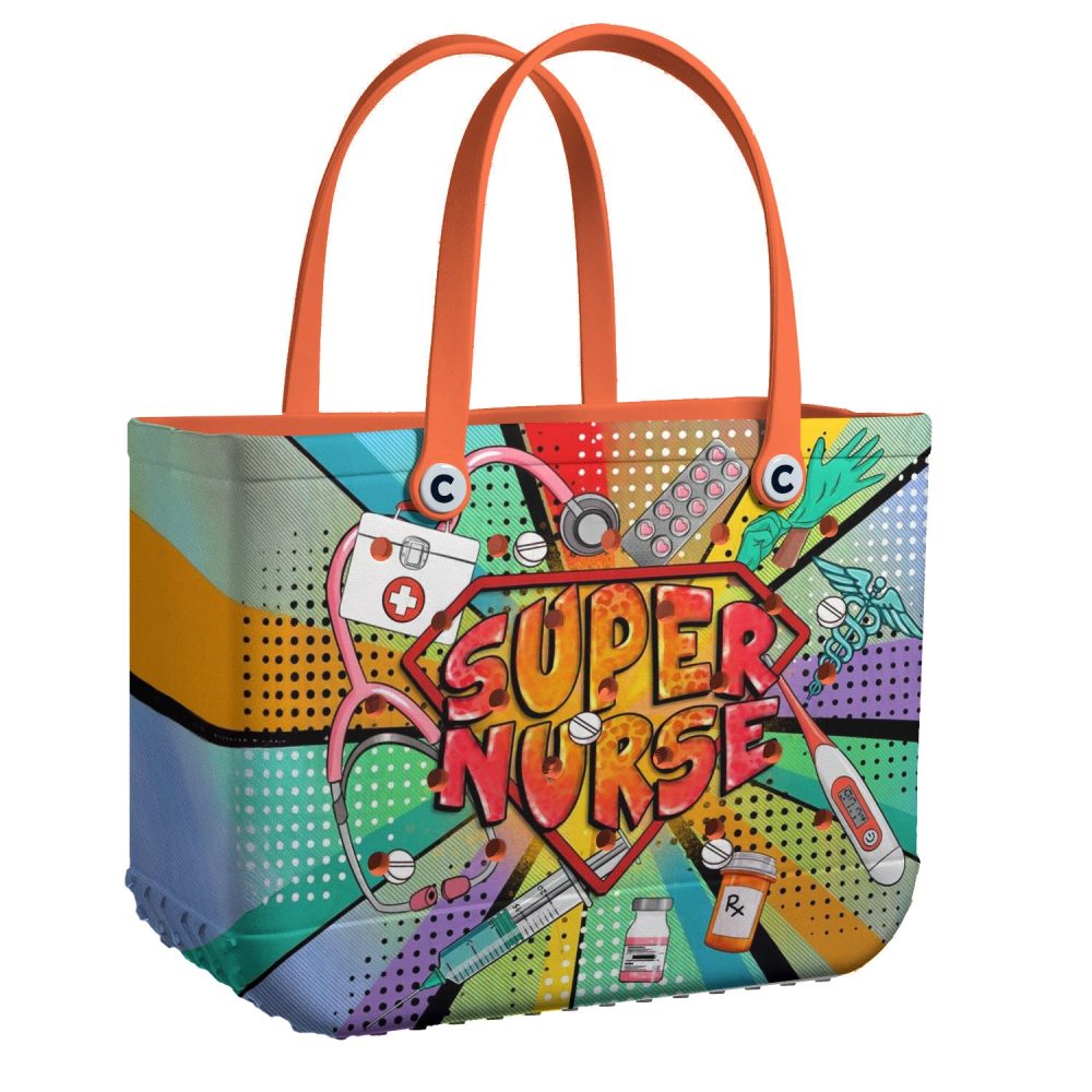 Colorful 'Super Nurse' Tote Bag - Perfect Gift For Healthcare Heroes