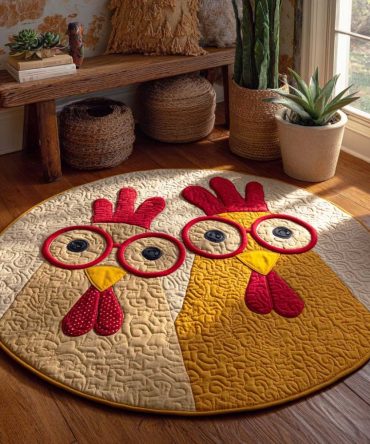 Sweet Coop Quilted Round Mat