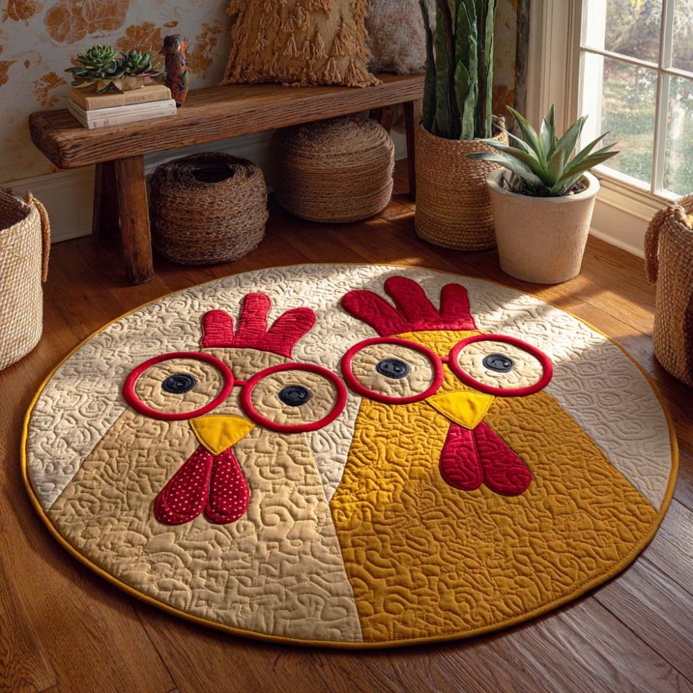 Sweet Coop Quilted Round Mat
