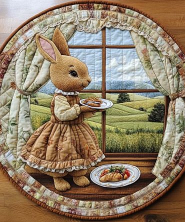 Sweet Hop Quilted Round Mat
