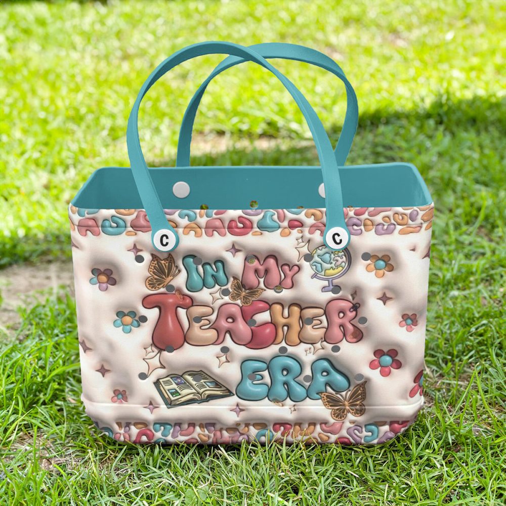 Bucket Tote Bag, Limited Edition Bogg Bag, Beach Bag A+ Vibes - Image 5