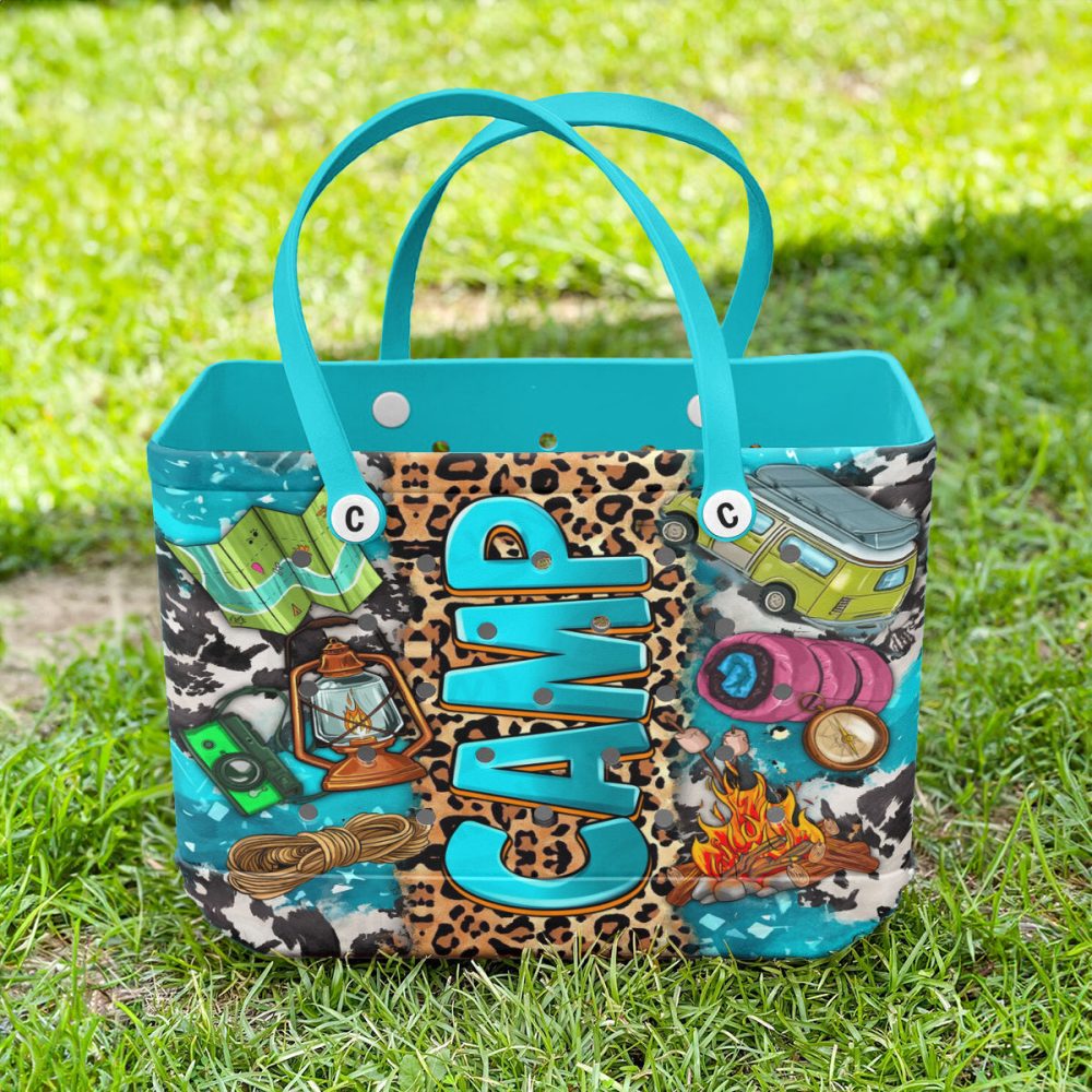 Bucket Tote Bag, Limited Edition Bogg Bag, Beach Bag Map, Match, Move! - Image 3