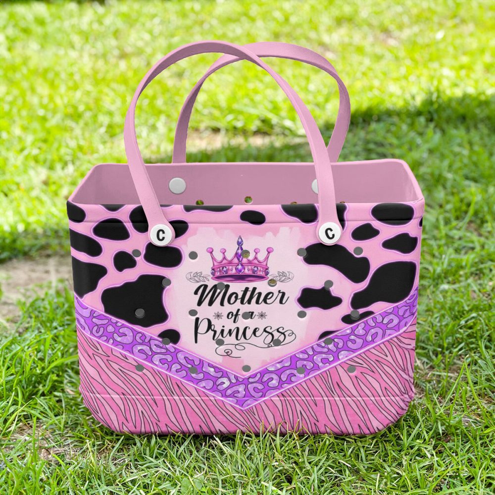Bucket Tote Bag, Limited Edition Bogg Bag, Beach Bag Mother Of A Princess - Image 4