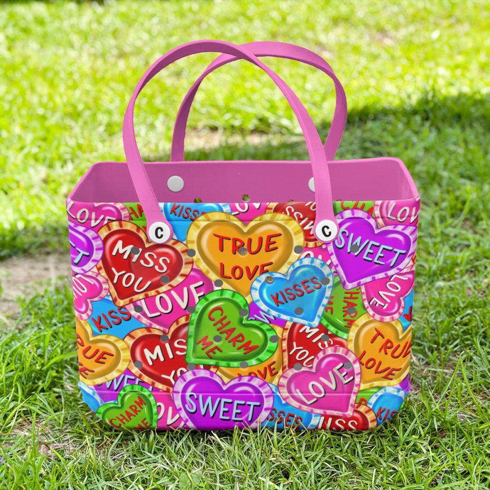 Bucket Tote Bag, Limited Edition Bogg Bag, Beach Bag Sugar Rush - Image 4