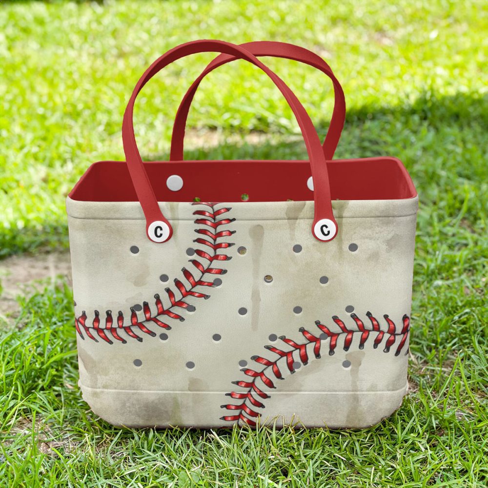 Stylish Softball-Themed Tote Bag - Durable, Spacious & Sporty Design For Everyday Use - Image 4