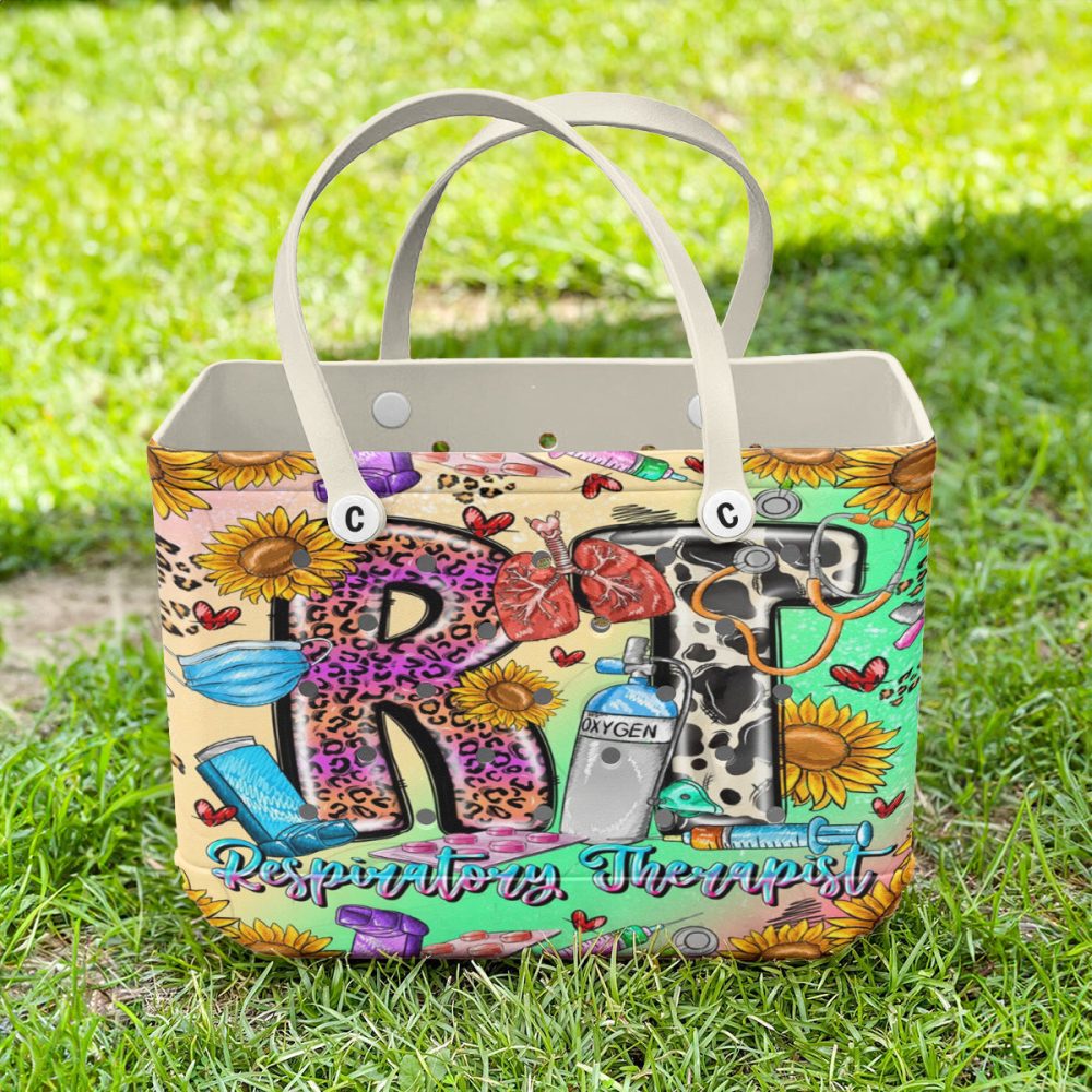Bucket Tote Bag, Limited Edition Bogg Bag, Beach Bag Breathe Boss - Image 4