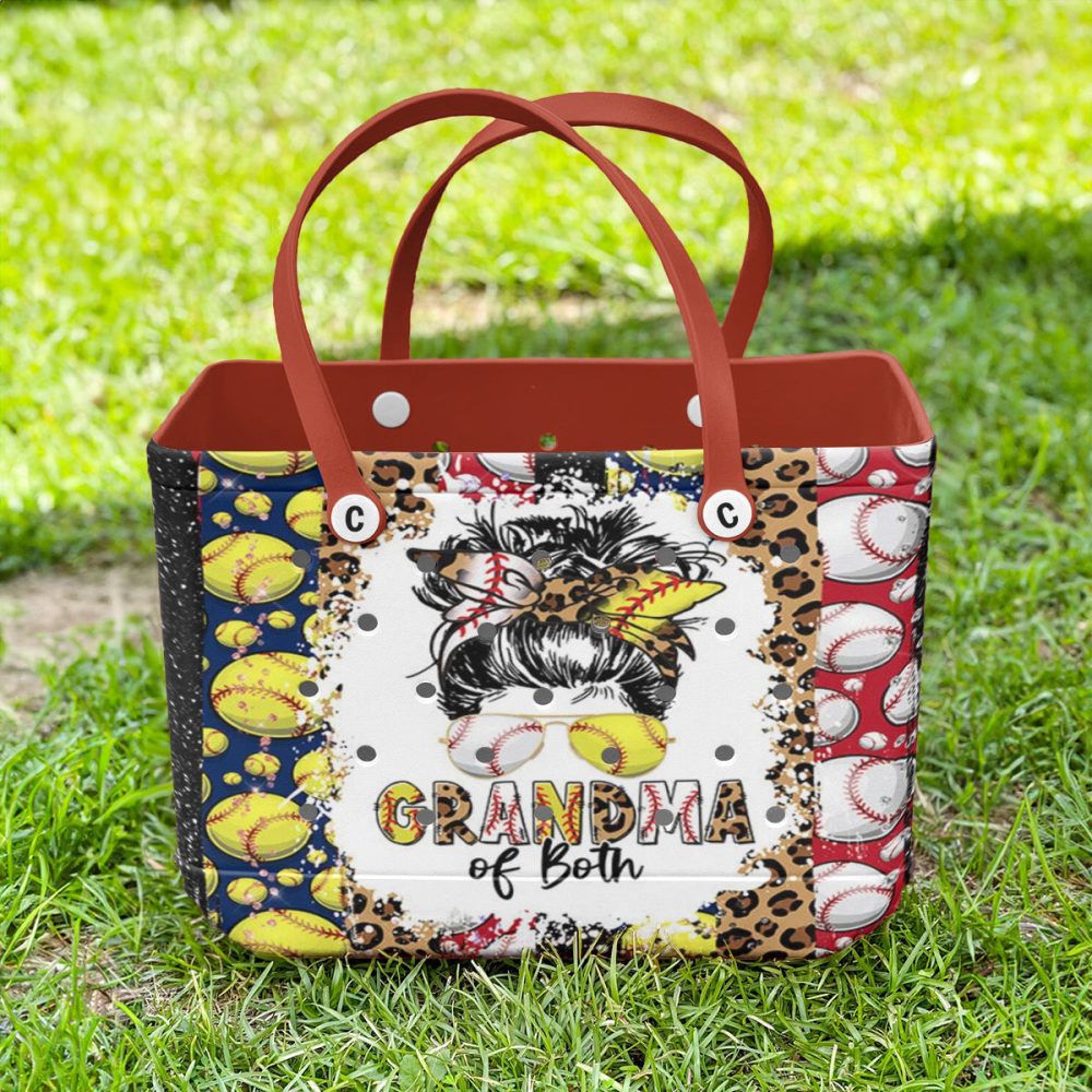 Stylish Grandma Baseball Softball Tote Bag - Perfect Gift For Sporty Grandmas! - Image 3