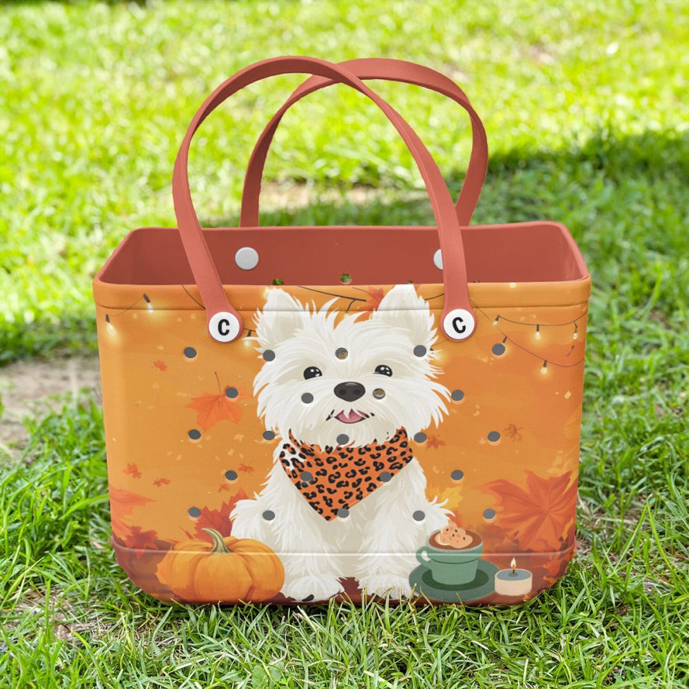 Bucket Tote Bag, Limited Edition Bogg Bag, Beach Bag Yorkshire Fall - Image 3