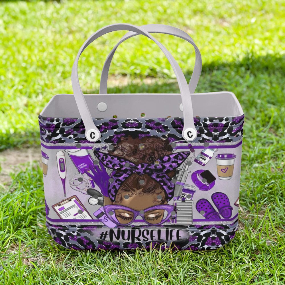 Stylish Nurse Tote Bag - #Nurselife Design, Durable & Spacious For Everyday Use - Image 4