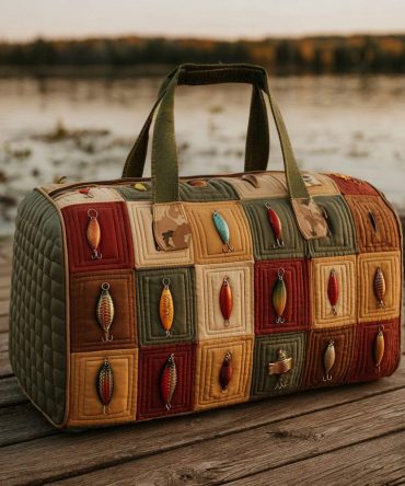 Tackle Box Quilted Duffle Bag
