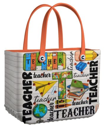 Colorful Teacher Tote Bag – Perfect Gift For Educators, Durable & Stylish School Accessory