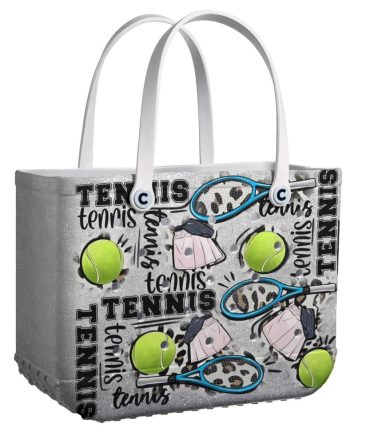 Bucket Tote Bag, Limited Edition Bogg Bag, Beach Bag Tennis Glitter