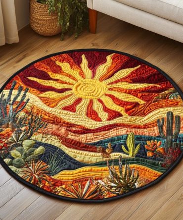 Terra Sol Quilted Round Mat