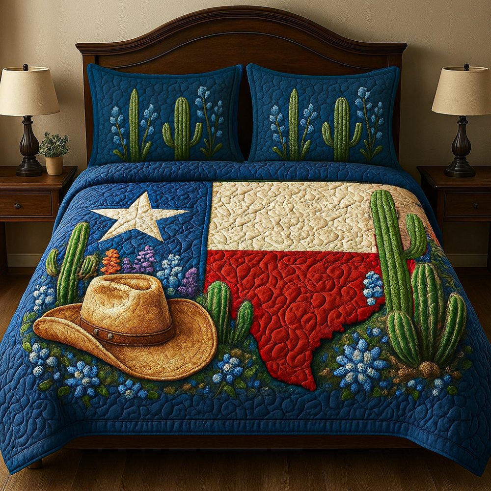 Texas Spirit 3-Piece Quilted Bedding Set