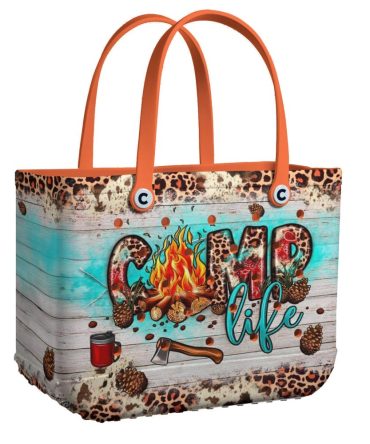 Stylish Camp Life Tote Bag - Durable, Spacious & Perfect For Outdoor Adventures